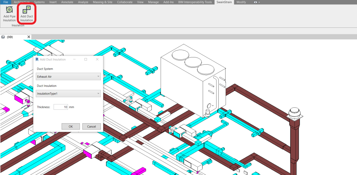 Adding Duct Insulation with Dynamo